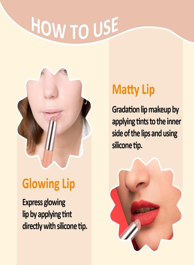 Aeaocvo 3 Pcs Silicone Lip Brush Round Head Lip Brushes Applicator with Cover, Reusable Silicone Makeup Brush Beauty Tool for Lip Gloss, Lip Balm, Concealer Eyeshadow Manicure - Image 4